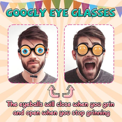 🔥WEIHNACHTSANGEBOT 50 % RABATT!!🏆Blitzangebot💥Lustige Brille mit Augenzwinkern-Mechanismus🥸
