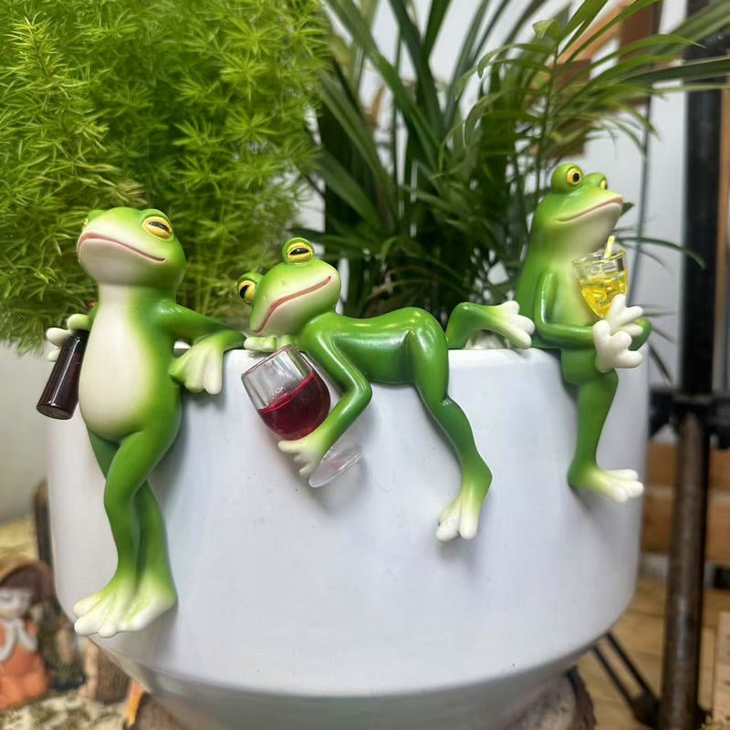 🐸Frühling Heißer Verkauf 49% Rabatt🍃Frosch-Blumentopf-Hänger-Ornament
