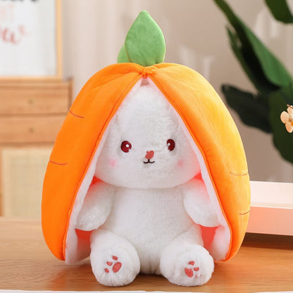 🔥🔥Ostergeschenke 🍓Erdbeerhäschen verwandelt sich in Häschen 🎀 Fruchtpuppe Plüschtier 🐰