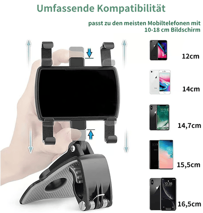 🏆2026 Neuankömmling50% RABATT - 360-Grad-drehbare Handyhalterung fürs Armaturenbrett im Auto