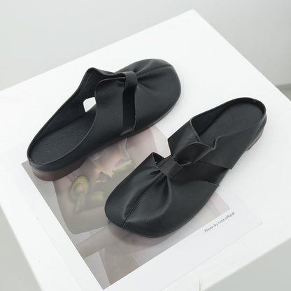 🎊2025 Sommerschlussverkauf👣Flache Pantoletten im Ausgeschnittenes Design
