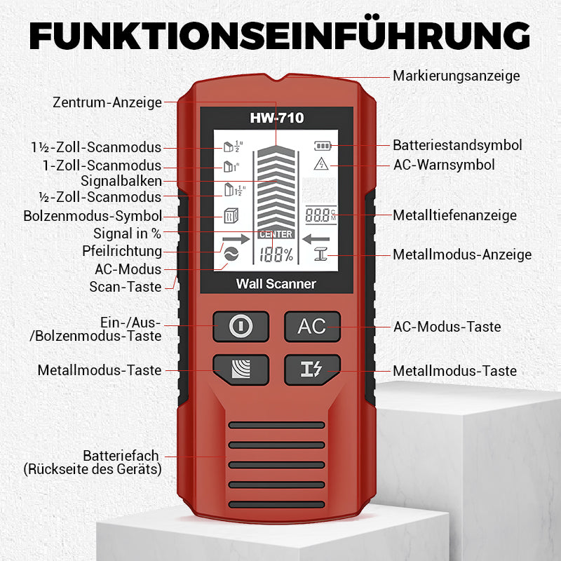 🔥Begrenzte Zeit 50% Rabatt🔥Tragbares Multifunktions-Ortungsgerät