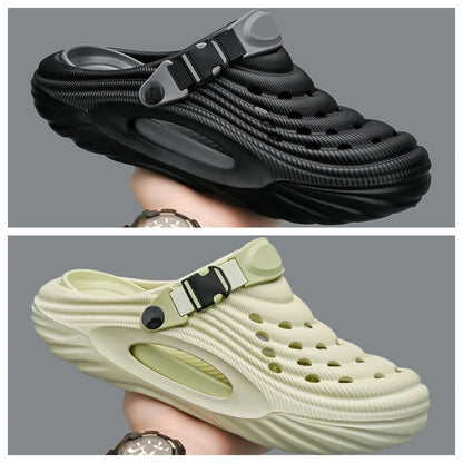✈️Atmungsaktive Slip-On-Sandalen für Herren🎉🩴Zwei Arten, ein Paar Schuhe zu tragen🩴