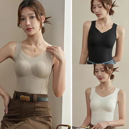 🎄2024 Neues Design🌟Dickes warmes Tank-Top mit Bügel-BH