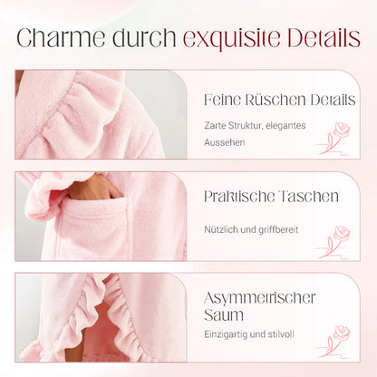 ⏳Zeitlich begrenztes Sonderangebot⏰Weicher flauschiger Bademantel 🧖♀️ – Hautfreundlicher Stoff, wohlige Wärme nach dem Duschen