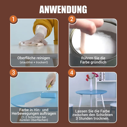 🔥Umweltfreundliche, geruchsneutrale Holzmöbel-Reparatur- und Renovierungsfarbe auf Wasserbasis