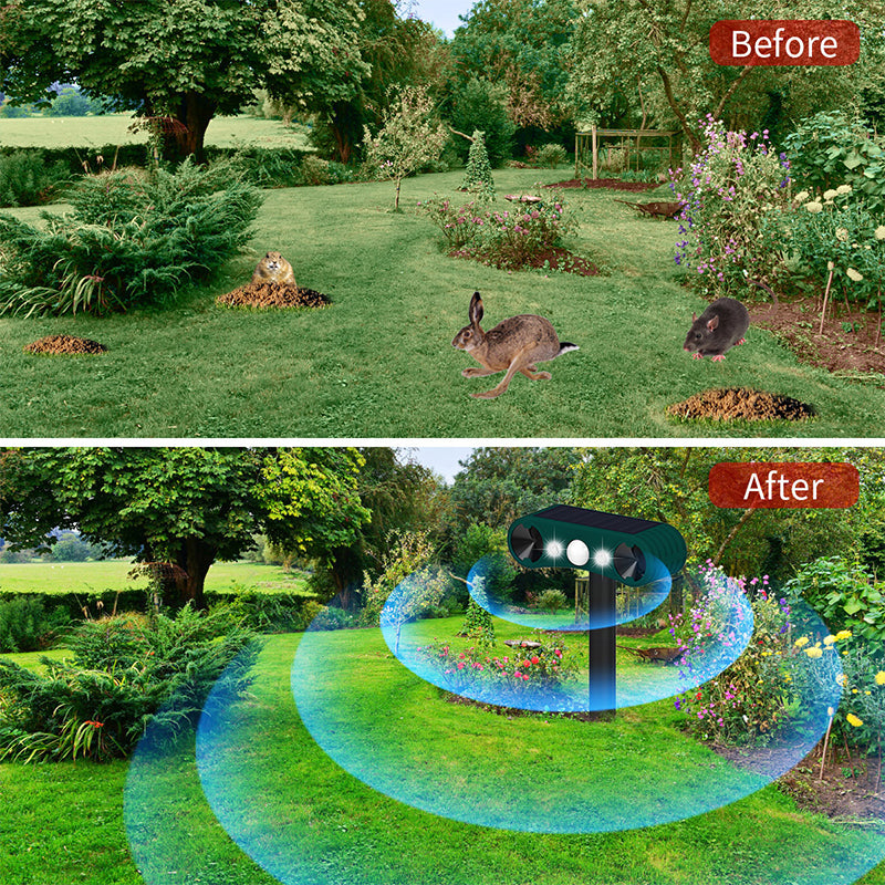 🚨Solar-Bewegungsmelder für Außenalarme zur Abwehr von Gefahren🐨✅Kostenlose Lieferung✈️