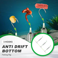 🔥Mehr Kaufen Mehr Sparen🔥🐟3 Haken Anti Drift Bottom Fishing Rig