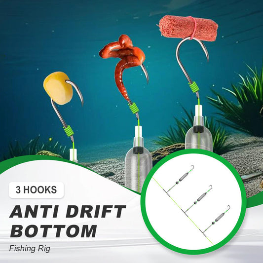 🔥Mehr Kaufen Mehr Sparen🔥🐟3 Haken Anti Drift Bottom Fishing Rig