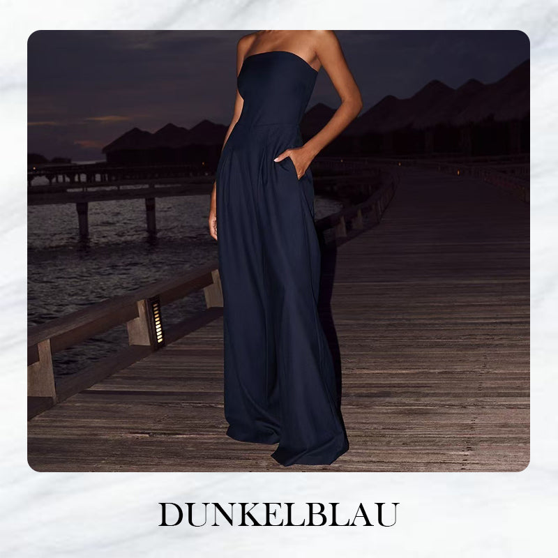 🌲Was tragen Sie morgen🌲Ärmelloser Jumpsuit mit Taschen💝