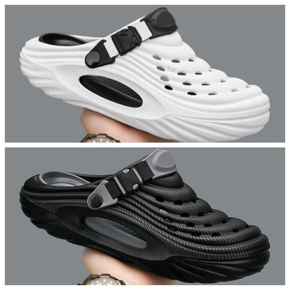 ✈️Atmungsaktive Slip-On-Sandalen für Herren🎉🩴Zwei Arten, ein Paar Schuhe zu tragen🩴