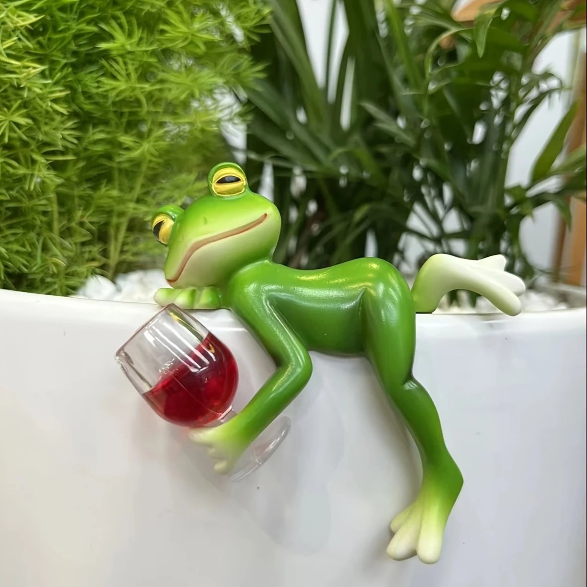 🐸Frühling Heißer Verkauf 49% Rabatt🍃Frosch-Blumentopf-Hänger-Ornament