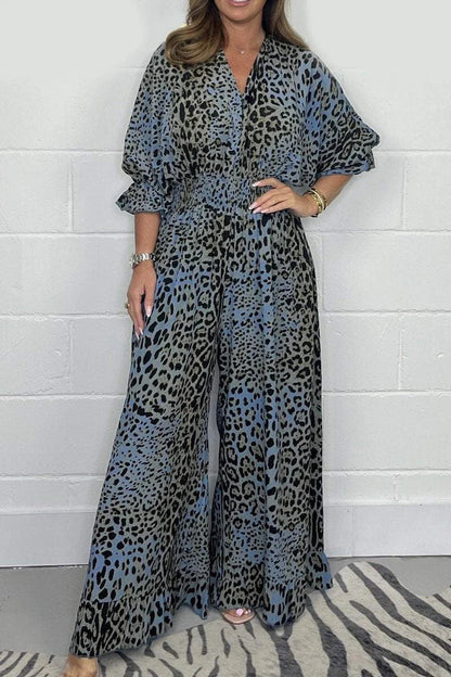 🔥LETZTER TAG 49 % RABATT👗Leopardenmuster locker zusammen