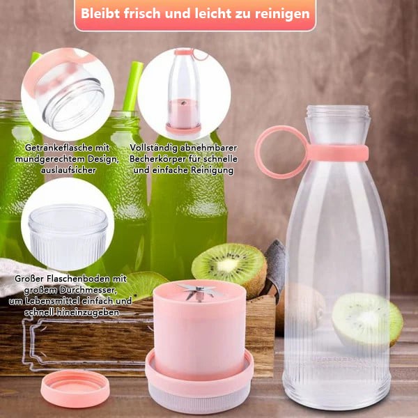 🍊 50% RABATT! 🥤 Bestseller Tragbarer Entsafter – Frischer Saft jederzeit, USB-C aufladbar & Leicht zu reinigen ✨