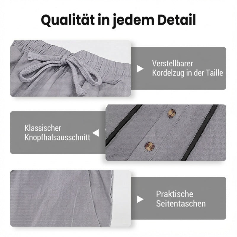 📢📢50 % Rabatt!! ⏰Herren Kapuze Casual Loose Top & Hose 2-teiliges Set