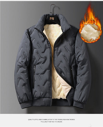🔥🧥Doppellagige warme Lambswool-Daunenjacke - ✈️ Kostenlose Lieferung