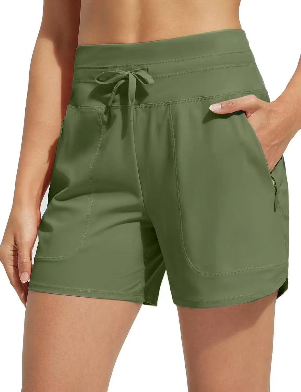 ⏰Zeitlich begrenzter Rabatt☀️Schnell trocknende Badeshorts mit hoher Taille für Frauen💯