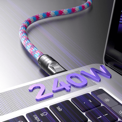 ⏰Kaufen Sie eins, bekommen Sie eins gratis!!🤳⚡C-zu-C-Ladekabel mit 240 W und tragbarem Armbanddesign