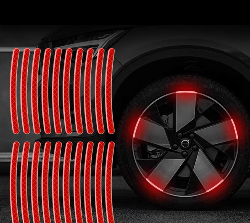 🔥Reflektierende Auto-Felgenaufkleber（Kaufen Sie 2 genug für das Vorderrad Kaufen Sie 4 für das ganze Auto）