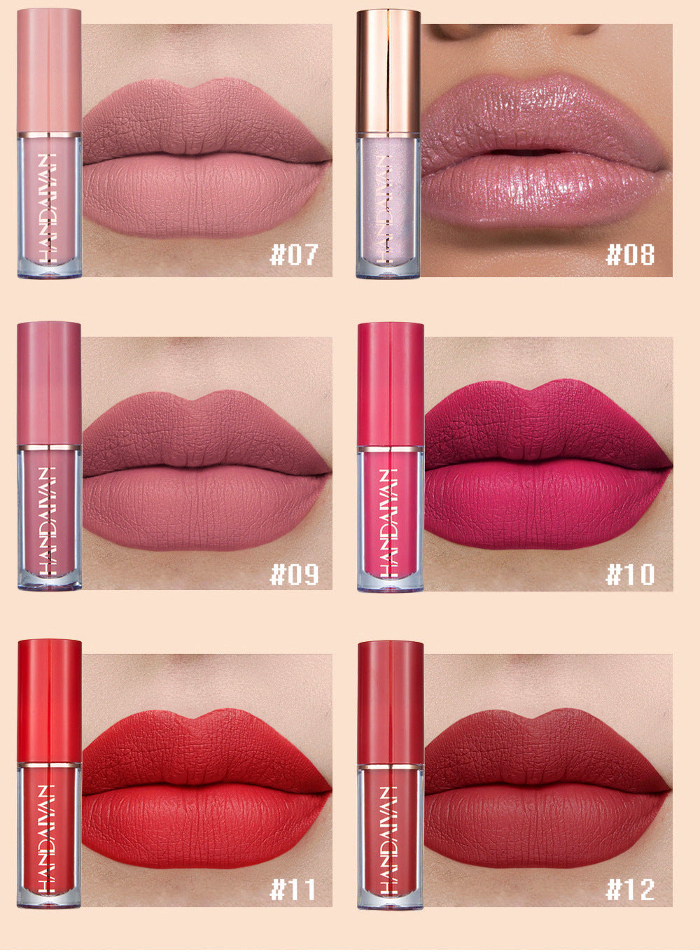 🛒 Kaufe 2, erhalte 1 gratis! 🎀 12-teiliges Lipgloss-Set im Buchformat – Schimmernde Farbtöne, feuchtigkeitsspendende Formel und handliches Mini-Design 💄
