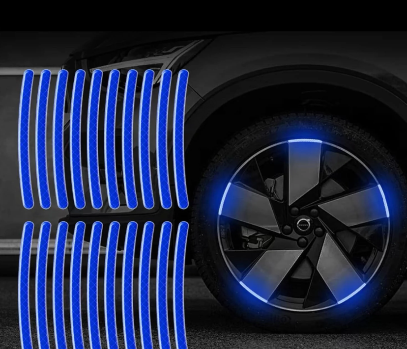 🔥Reflektierende Auto-Felgenaufkleber（Kaufen Sie 2 genug für das Vorderrad Kaufen Sie 4 für das ganze Auto）