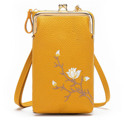 🔥2025 Heißer Verkauf 50% RABATT🔥👜Damen-Sling-Cross-Body-Geldbörse mit Handyhalterung