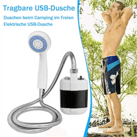 🚿 Frisch bleiben im Freien - 50% OFF - 🔥 Tragbare Campingdusche mit einstellbarem Durchfluss - für eine einfache und bequeme Reinigung im Freien!