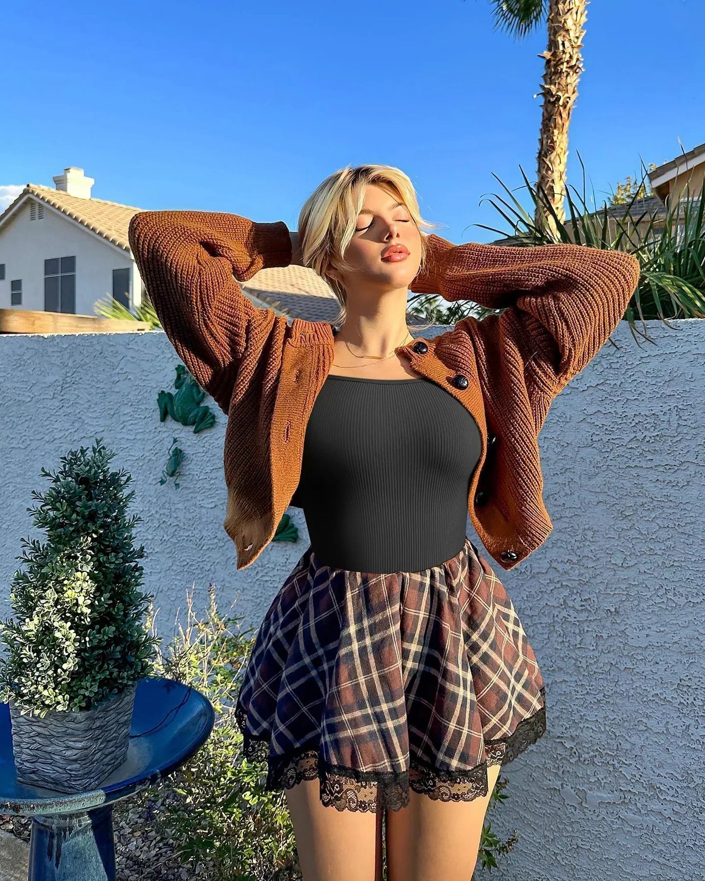 🔥Letzter Tag: 49 % Rabatt✨ Ärmellose figurformende Bodysuits mit Bauchkontrolle