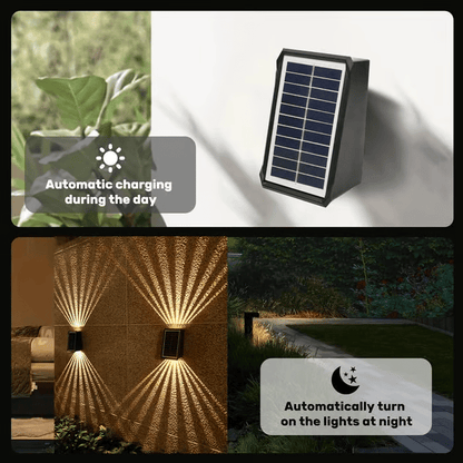 ⏰Zeitlich begrenzte Aktion 50% Rabatt🔥✨LED-Solar-Wandleuchten Außenleuchten wasserdicht