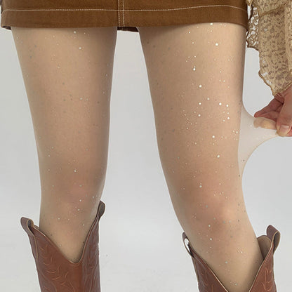💥Kaufe 1 und erhalte 1 gratis💕Damenmode Sexy Glitzer Paillettenstrümpfe✨
