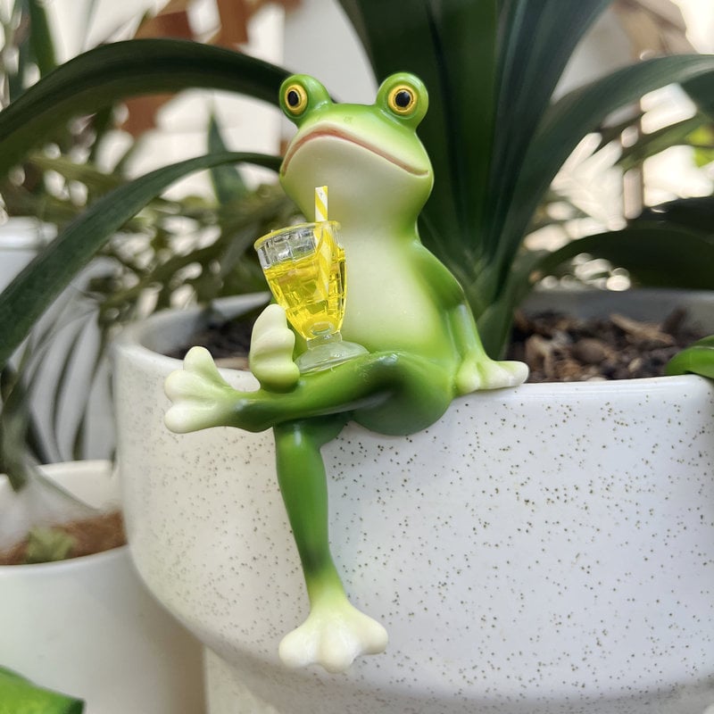 🐸Frühling Heißer Verkauf 49% Rabatt🍃Frosch-Blumentopf-Hänger-Ornament