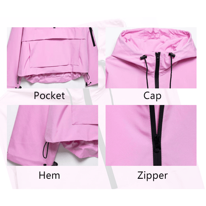 💜New Arrival Hot Sale 💦Wasserdichte 3-in-1-Jacke für Damen – Regen, Wind und Kälte, alles ist abgedeckt【Kostenloser Versand】