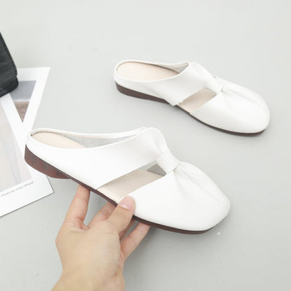 🎊2025 Sommerschlussverkauf👣Flache Pantoletten im Ausgeschnittenes Design