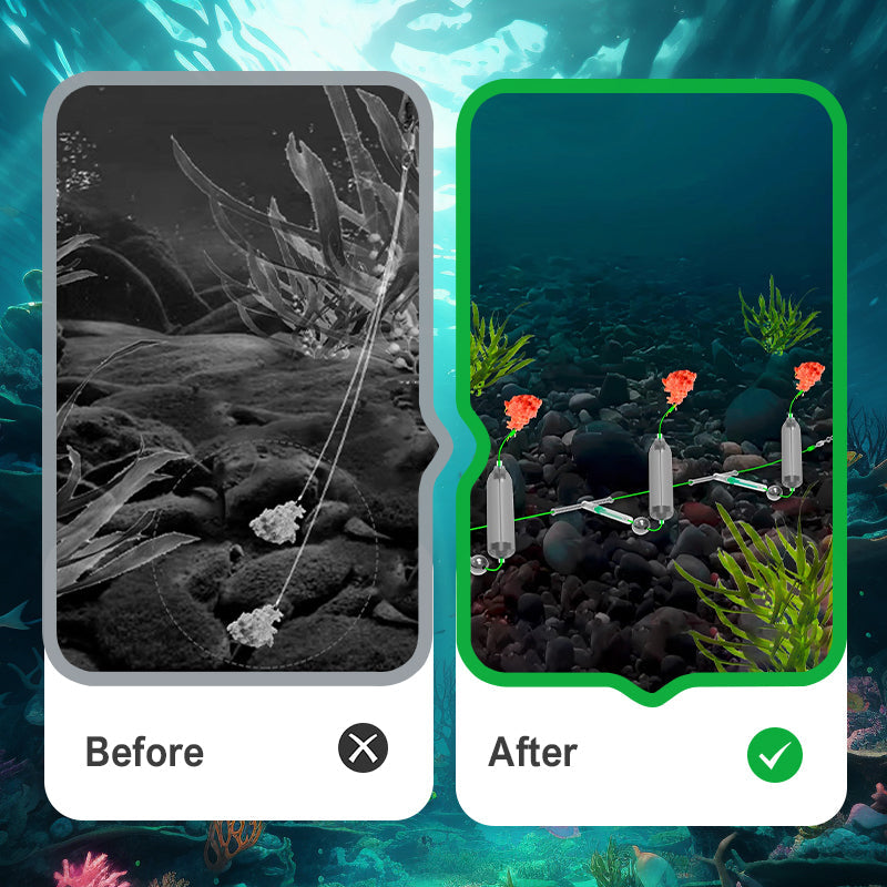 🔥Mehr Kaufen Mehr Sparen🔥🐟3 Haken Anti Drift Bottom Fishing Rig