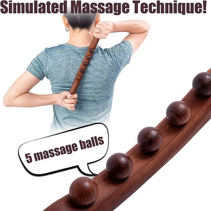 🎁2025 Neues Design🥰Lymphmassagestab aus Holz