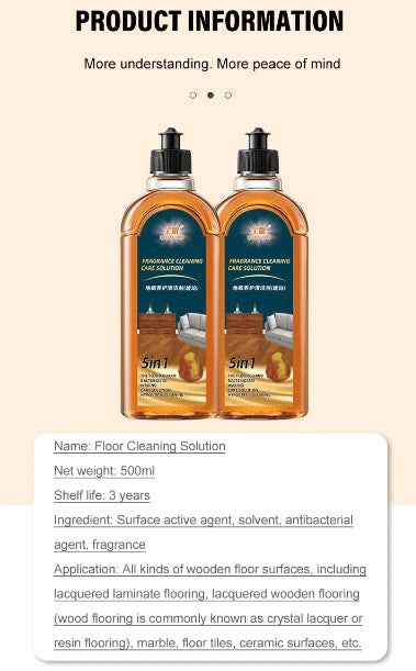 Bodenreiniger, Dual-Action Fleck- und Geruchsentferner, schützt natürliche Bodenoberflächen