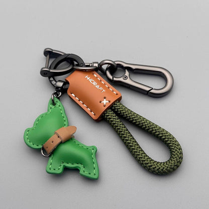⏳Begrenzte Zeit 50% Rabatt💥🐕Leder-Welpenanhänger kombiniert mit einem geflochtenen Armband🎁✈️2 oder mehr: kostenloser Versand