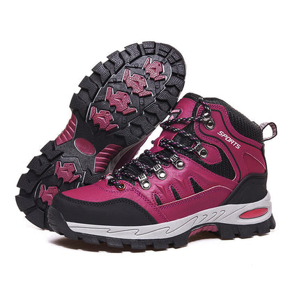 Hohe, leichte und rutschfeste Wanderschuhe
