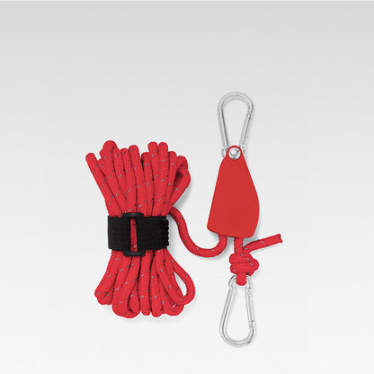 🪢Tragbares verstellbares Fix-Campingseil🌳