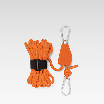 🪢Tragbares verstellbares Fix-Campingseil🌳