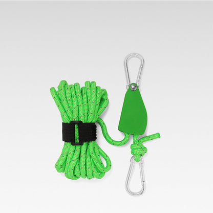 🪢Tragbares verstellbares Fix-Campingseil🌳