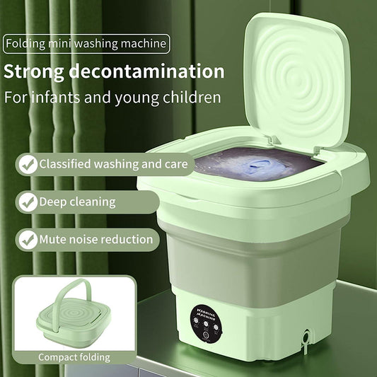 🛁 50% RABATT! Mini faltbare Waschmaschine – Kompakt, einfach zu lagern für Wohnungen und schnelle Wäschewäschen