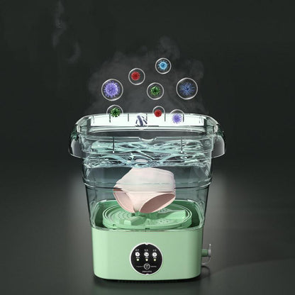 🛁 50% RABATT! Mini faltbare Waschmaschine – Kompakt, einfach zu lagern für Wohnungen und schnelle Wäschewäschen
