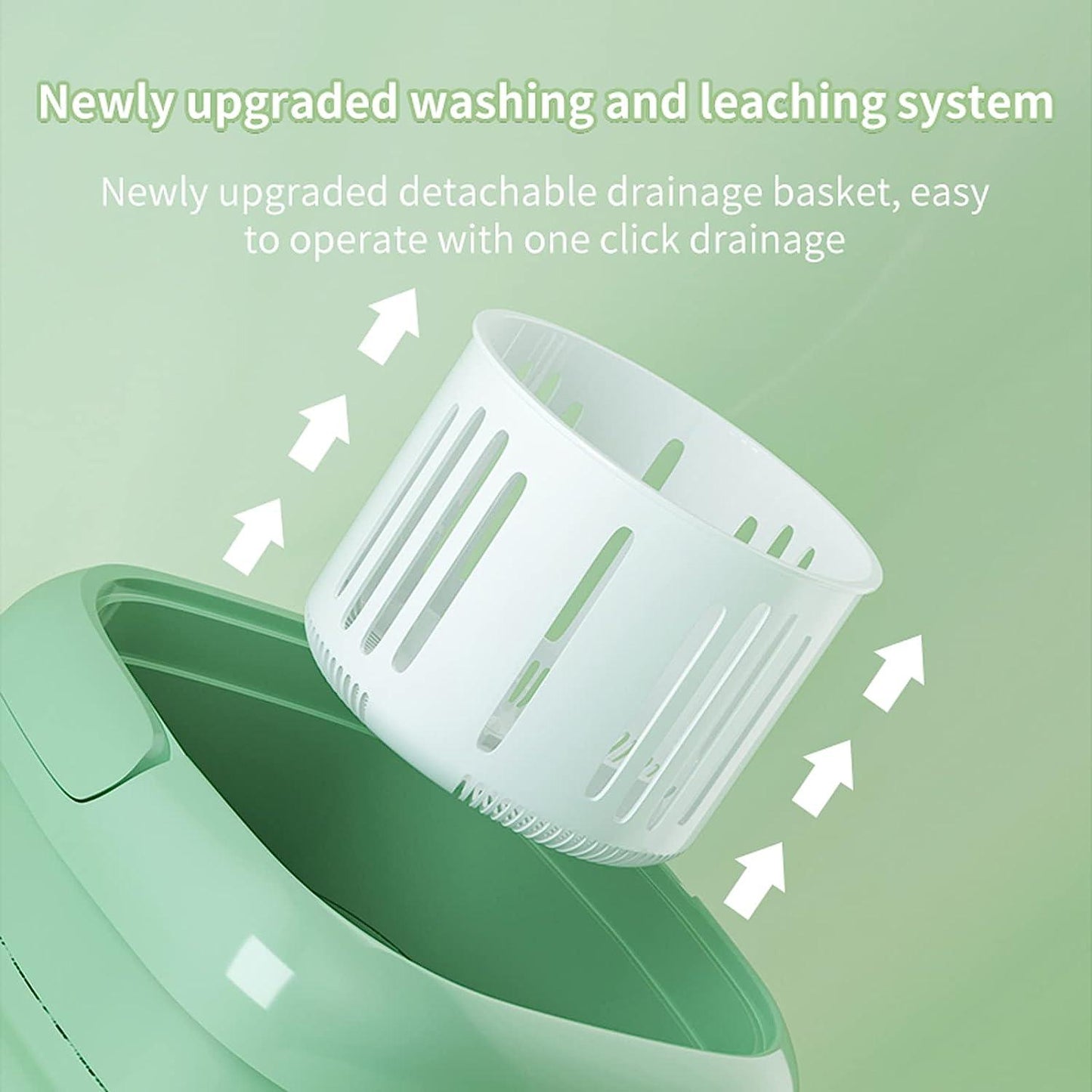 🛁 50% RABATT! Mini faltbare Waschmaschine – Kompakt, einfach zu lagern für Wohnungen und schnelle Wäschewäschen