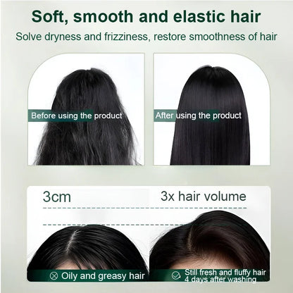 Kaufen Sie 2 gratis 1-Feuchtigkeitsspendende, glättende Creme zur Reparatur von Haarschäden mit Polypeptiden und Keratin