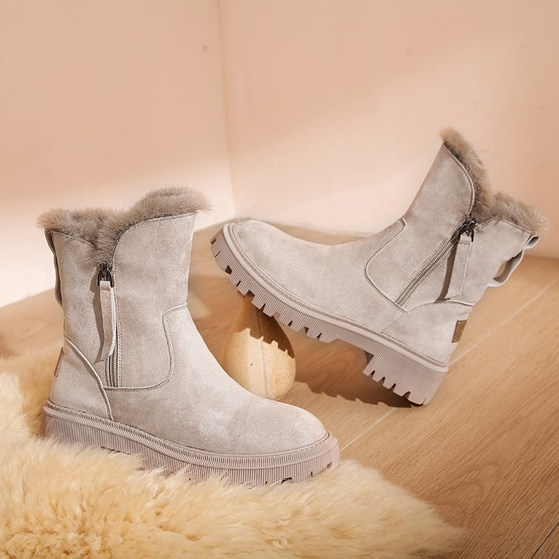 ❄️Damen-Winter-Fleece-Schneestiefel⚡Neu eingetroffen Sale-50 % Rabatt