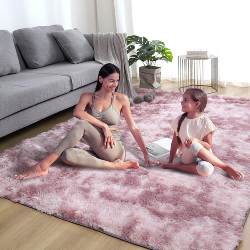 ⏰💖 Kuschelweiche Fußmatte mit Farbverlauf – Gemütlichkeit & Stil für deine Diele 🎨✨ Schmutzfangmatte, waschbar, rutschfest – luxuriöser Eingangsbereich