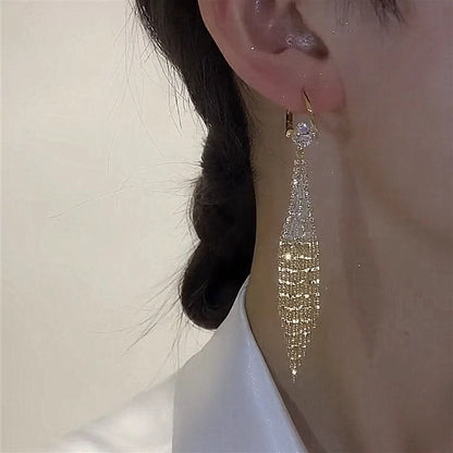 🔥Big Sale 50% OFF🔥Zirkon Quastenohrringe🎀