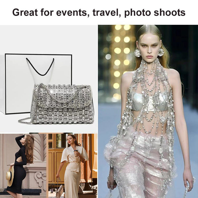 🎁🔥 Neujahrsverkauf 50% OFF.🔥Luxuriöse bunte Strass-Tasche für Frauen