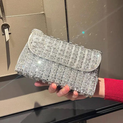 🎁🔥 Neujahrsverkauf 50% OFF.🔥Luxuriöse bunte Strass-Tasche für Frauen
